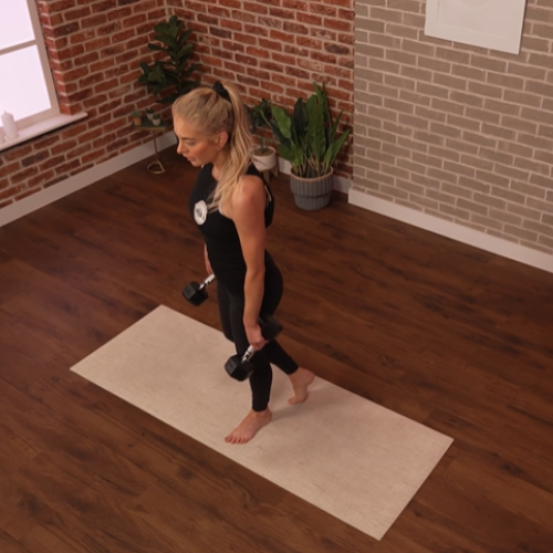 15-minute full-body dumbbell class thumbnail